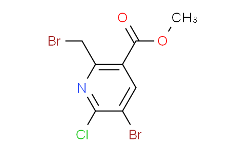 CAS No. 1447958-78-2, Methyl 5-bromo-2-(bromomethyl)-6-chloronicotinate