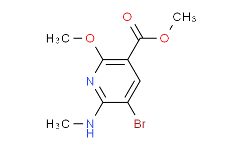 CAS No. 187480-15-5, Methyl 5-bromo-2-methoxy-6-(methylamino)nicotinate
