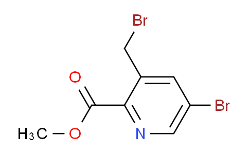 CAS No. 1048678-21-2, Methyl 5-bromo-3-(bromomethyl)picolinate