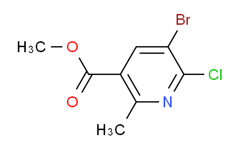 CAS No. 1256788-63-2, Methyl 5-bromo-6-chloro-2-methylnicotinate