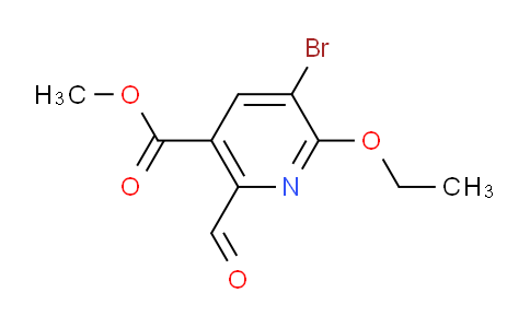 CAS No. 1707391-94-3, Methyl 5-bromo-6-ethoxy-2-formylnicotinate