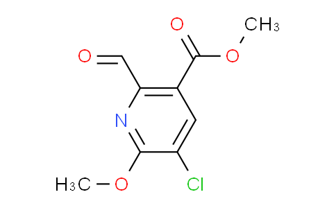 CAS No. 1707610-00-1, Methyl 5-chloro-2-formyl-6-methoxynicotinate