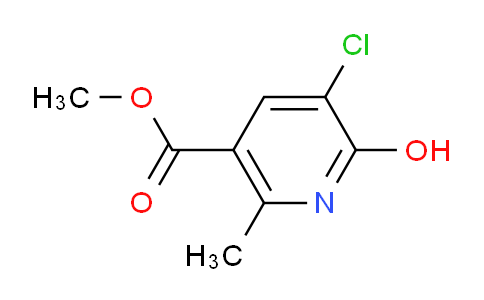 CAS No. 1039037-64-3, Methyl 5-chloro-6-hydroxy-2-methylnicotinate