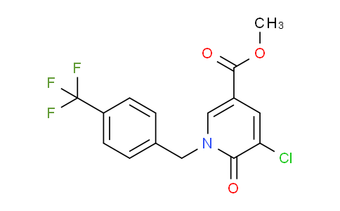 CAS No. 937602-45-4, Methyl 5-chloro-6-oxo-1-(4-(trifluoromethyl)benzyl)-1,6-dihydropyridine-3-carboxylate