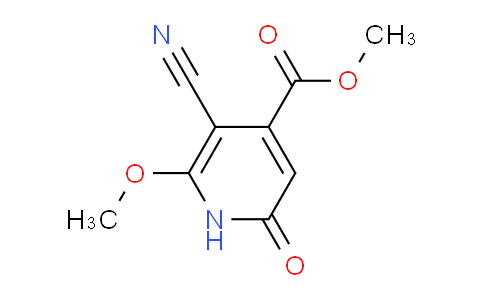 CAS No. 130747-62-5, Methyl 5-cyano-6-methoxy-2-oxo-1,2-dihydropyridine-4-carboxylate