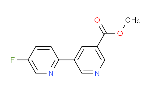 CAS No. 1346686-88-1, Methyl 5-fluoro-[2,3'-bipyridine]-5'-carboxylate