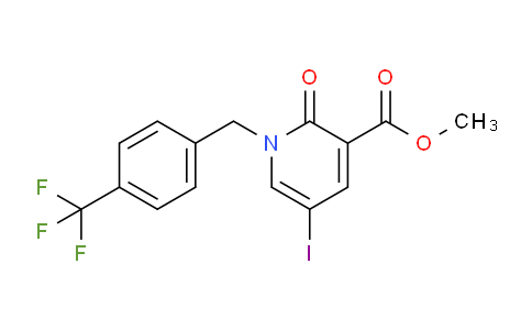CAS No. 937602-50-1, Methyl 5-iodo-2-oxo-1-(4-(trifluoromethyl)benzyl)-1,2-dihydropyridine-3-carboxylate