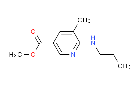 CAS No. 1355215-22-3, Methyl 5-methyl-6-(propylamino)nicotinate