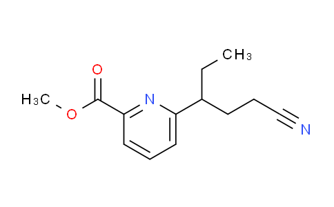CAS No. 1956331-08-0, Methyl 6-(1-cyanopentan-3-yl)picolinate