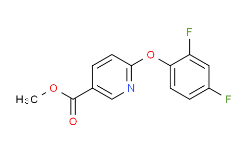 CAS No. 910643-36-6, Methyl 6-(2,4-difluorophenoxy)nicotinate