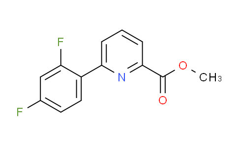 CAS No. 1820619-37-1, Methyl 6-(2,4-difluorophenyl)picolinate