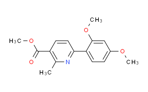 CAS No. 1447958-35-1, Methyl 6-(2,4-dimethoxyphenyl)-2-methylnicotinate