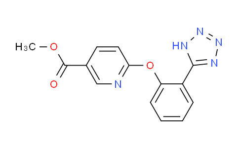 CAS No. 1211770-65-8, Methyl 6-(2-(1H-tetrazol-5-yl)phenoxy)nicotinate