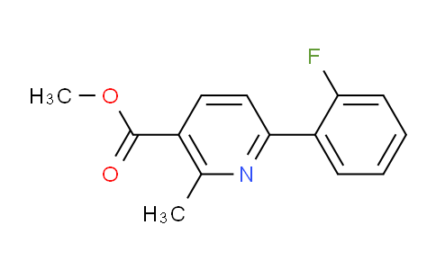 CAS No. 1447958-23-7, Methyl 6-(2-fluorophenyl)-2-methylnicotinate