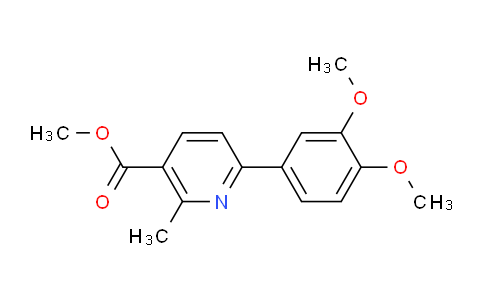 CAS No. 244138-91-8, Methyl 6-(3,4-dimethoxyphenyl)-2-methylnicotinate
