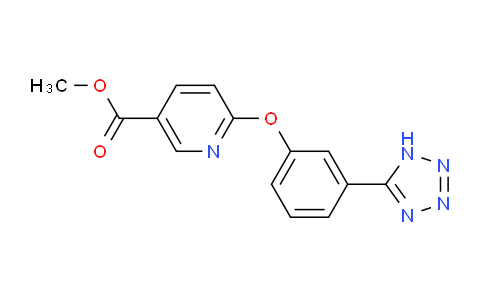 CAS No. 1208942-12-4, Methyl 6-(3-(1H-tetrazol-5-yl)phenoxy)nicotinate