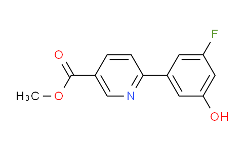 CAS No. 1417792-34-7, Methyl 6-(3-fluoro-5-hydroxyphenyl)nicotinate