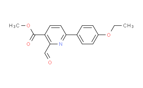 CAS No. 1447958-94-2, Methyl 6-(4-ethoxyphenyl)-2-formylnicotinate