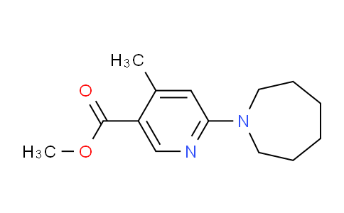 CAS No. 1355196-69-8, Methyl 6-(azepan-1-yl)-4-methylnicotinate