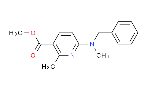 CAS No. 1355173-50-0, Methyl 6-(benzyl(methyl)amino)-2-methylnicotinate