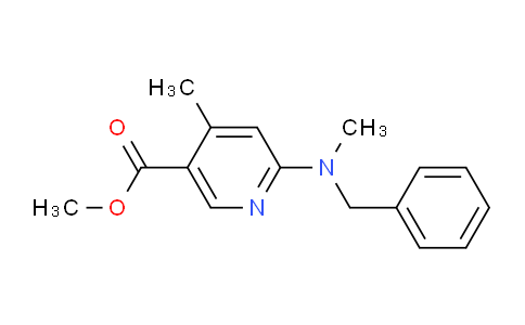 CAS No. 1355194-85-2, Methyl 6-(benzyl(methyl)amino)-4-methylnicotinate