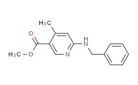 CAS No. 1355194-71-6, Methyl 6-(benzylamino)-4-methylnicotinate