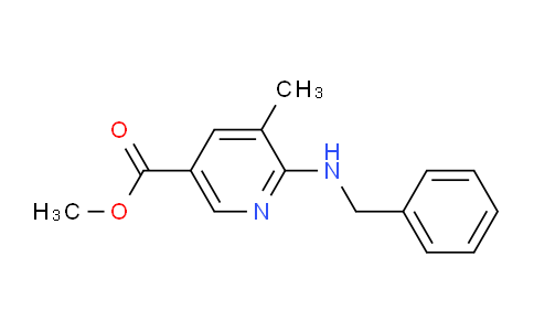 CAS No. 1355218-05-1, Methyl 6-(benzylamino)-5-methylnicotinate