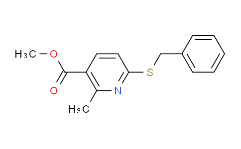 CAS No. 1355227-26-7, Methyl 6-(benzylthio)-2-methylnicotinate