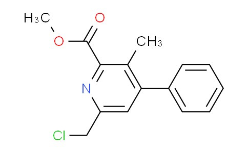 CAS No. 64035-45-6, Methyl 6-(chloromethyl)-3-methyl-4-phenylpicolinate
