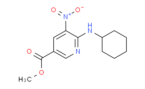 CAS No. 503859-33-4, Methyl 6-(cyclohexylamino)-5-nitronicotinate