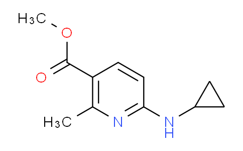 CAS No. 1355175-21-1, Methyl 6-(cyclopropylamino)-2-methylnicotinate