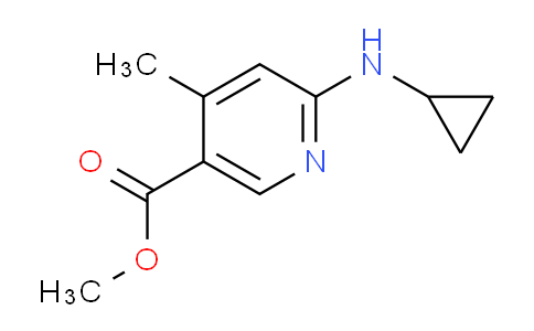 CAS No. 1355197-08-8, Methyl 6-(cyclopropylamino)-4-methylnicotinate