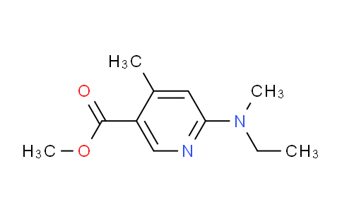 CAS No. 1355223-02-7, Methyl 6-(ethyl(methyl)amino)-4-methylnicotinate