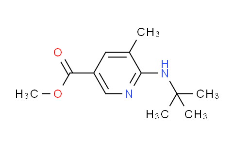 CAS No. 1355229-09-2, Methyl 6-(tert-butylamino)-5-methylnicotinate