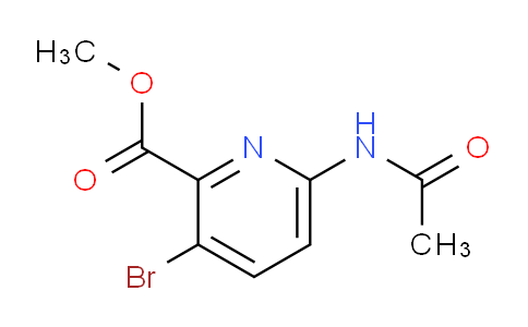 CAS No. 178876-85-2, Methyl 6-acetamido-3-bromopicolinate