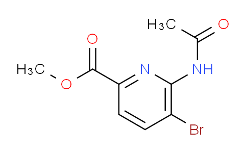 CAS No. 178876-84-1, Methyl 6-acetamido-5-bromopicolinate