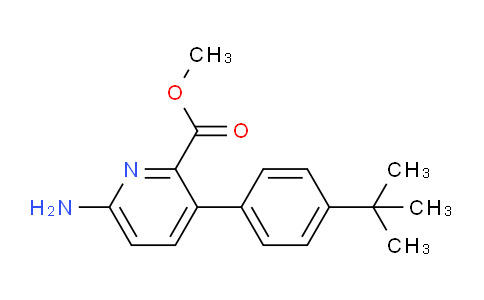 MC662815 | 1280786-65-3 | Methyl 6-amino-3-(4-(tert-butyl)phenyl)picolinate
