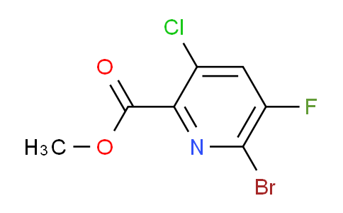 CAS No. 514798-19-7, Methyl 6-bromo-3-chloro-5-fluoropicolinate