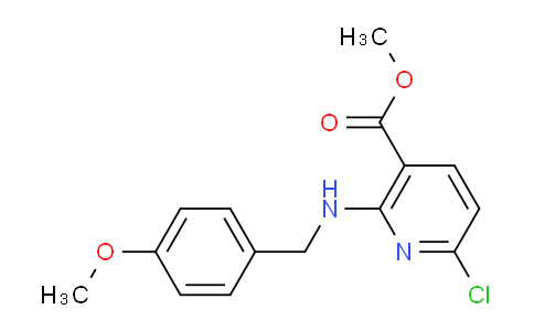 CAS No. 1356353-33-7, Methyl 6-chloro-2-((4-methoxybenzyl)amino)nicotinate