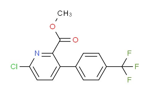 CAS No. 1261598-96-2, Methyl 6-chloro-3-(4-(trifluoromethyl)phenyl)picolinate