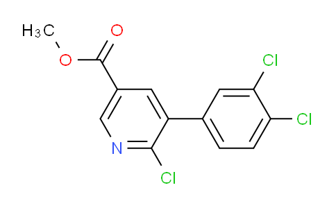 CAS No. 1361567-63-6, Methyl 6-chloro-5-(3,4-dichlorophenyl)nicotinate