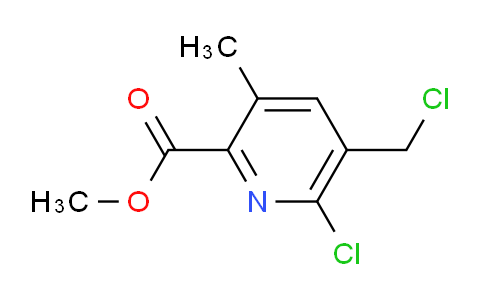 CAS No. 1205671-92-6, Methyl 6-chloro-5-(chloromethyl)-3-methylpicolinate