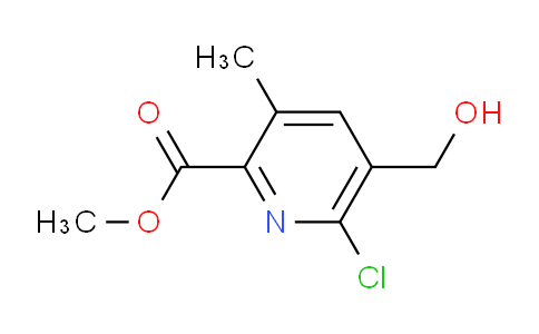 CAS No. 1205671-73-3, Methyl 6-chloro-5-(hydroxymethyl)-3-methylpicolinate