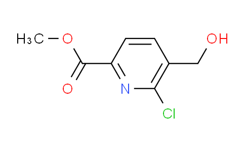 CAS No. 1205671-72-2, Methyl 6-chloro-5-(hydroxymethyl)picolinate
