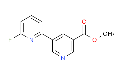 CAS No. 1346686-95-0, Methyl 6-fluoro-[2,3'-bipyridine]-5'-carboxylate