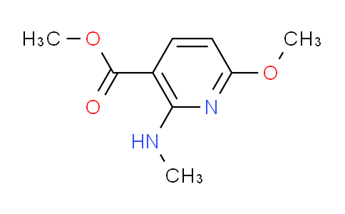CAS No. 503000-88-2, Methyl 6-methoxy-2-(methylamino)nicotinate