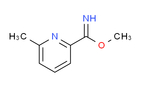 CAS No. 129821-92-7, Methyl 6-methylpicolinimidate