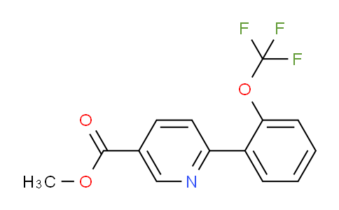 CAS No. 1261782-37-9, Methyl 6-[2-(Trifluoromethoxy)phenyl]nicotinate
