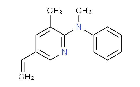 CAS No. 1355175-59-5, N,3-Dimethyl-N-phenyl-5-vinylpyridin-2-amine