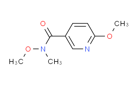 CAS No. 858600-08-5, N,6-Dimethoxy-N-methylnicotinamide
